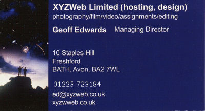 my business card
