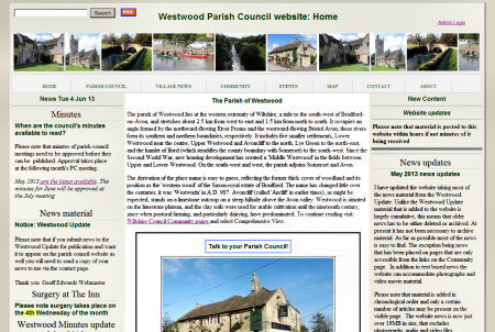 Westwood Parish Council website